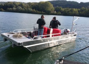 Bateau professionnel en alu sur mesure